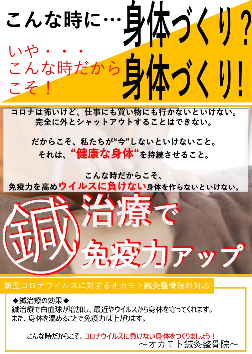 新型コロナウイルス対策について