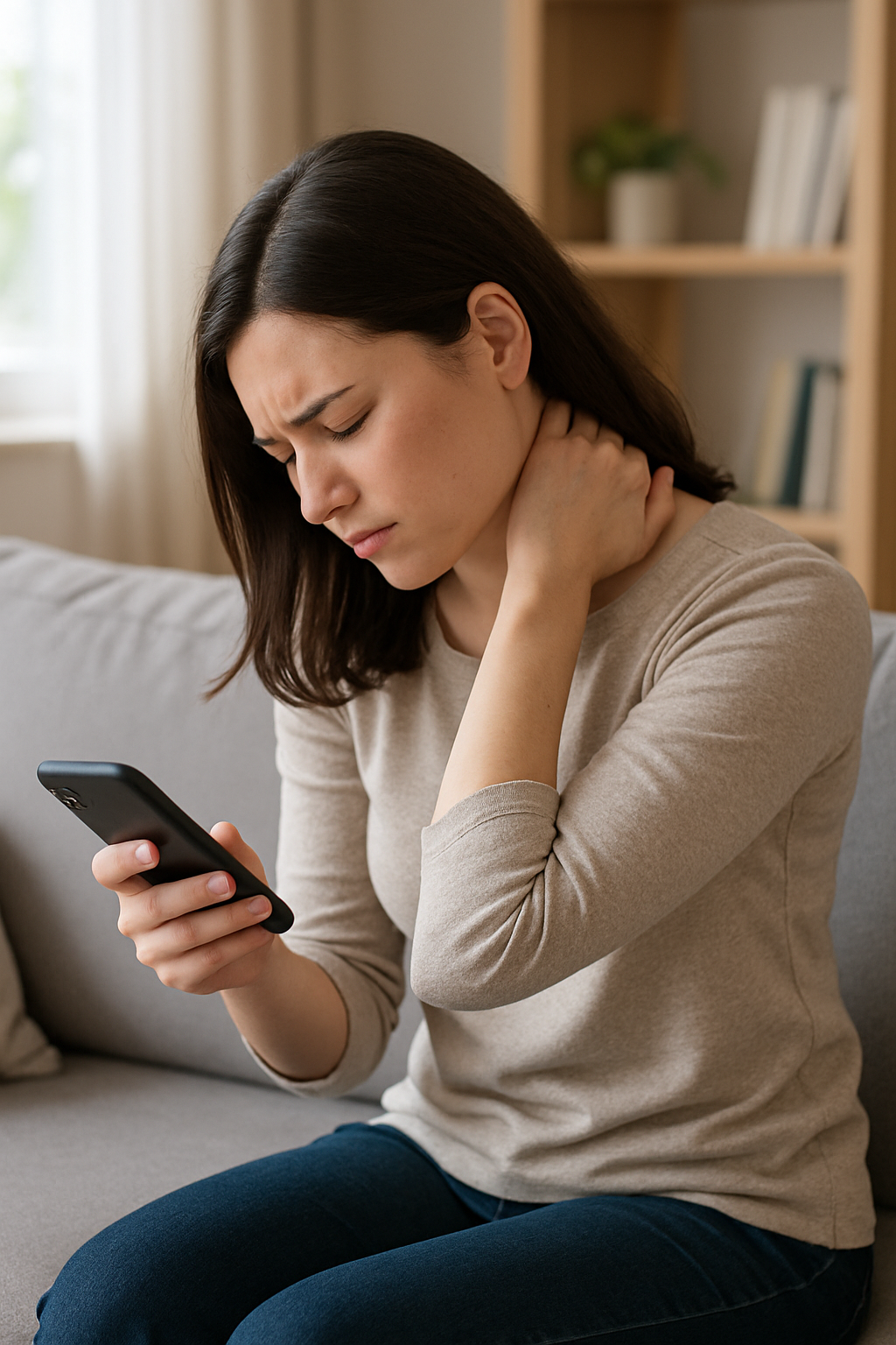 長時間のスマホ操作でストレートネックに？整骨院での改善法　｜八尾市　オカモト鍼灸整骨院 神経整体院