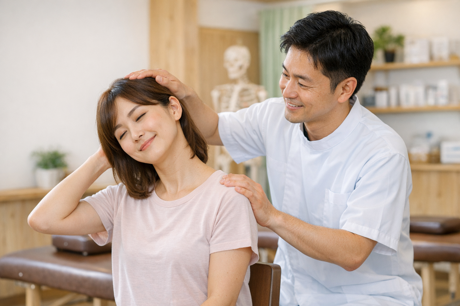 首の痛みがある際のストレッチ法は？八尾市・河内山本駅近くの整骨院が原因・改善法を専門解説【頭痛・肩こり・ストレートネック対策】　｜八尾市　オカモト鍼灸整骨院・神経整体院