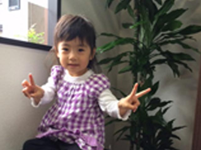 小さなお客さん♪