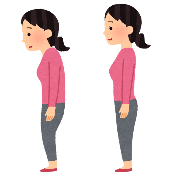 姿勢を良くしたい